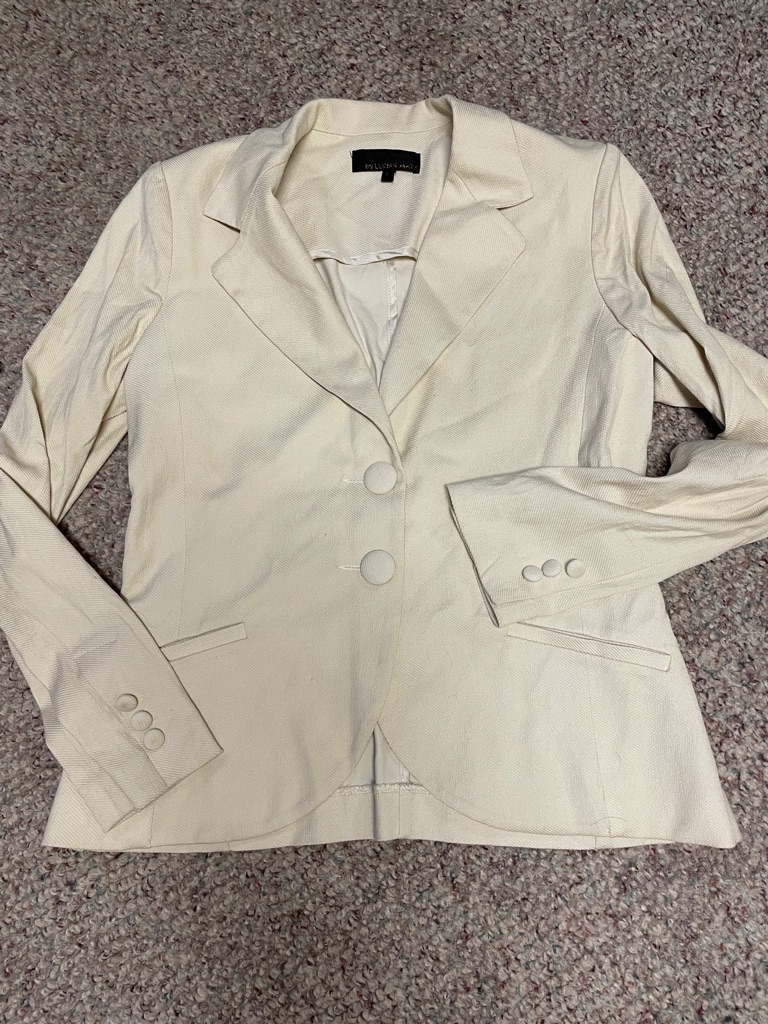Lucian Mattie Cream Tailored Blazer- New With Tags